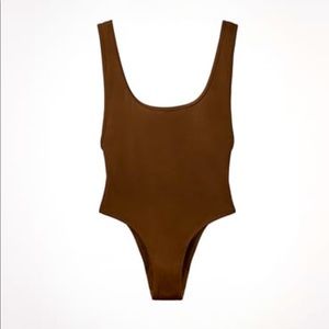 ZARA RIBBED SWIMSUIT